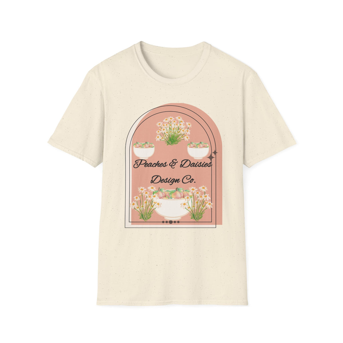 Brunch & Bougie Design Co. Aesthetic Floral T-Shirt